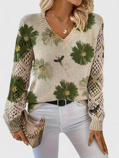 Anaya | Floral Elegant Sweater