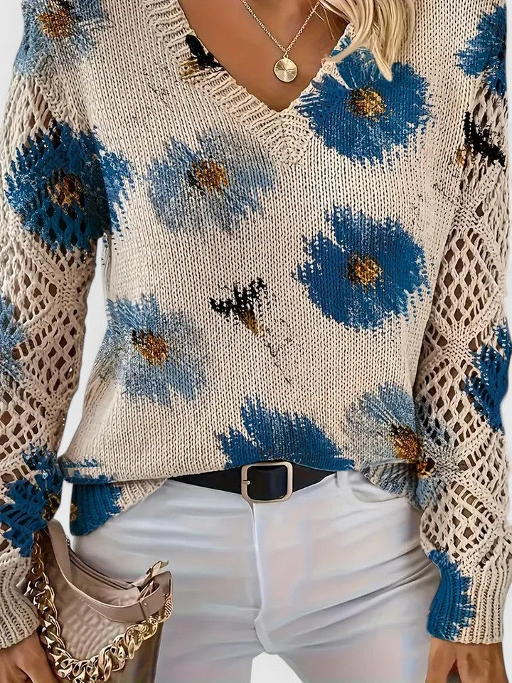 Anaya | Floral Elegant Sweater