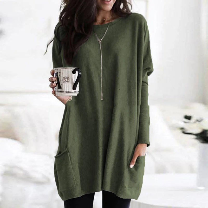 Milea |  Long-sleeved Tunic with Pockets